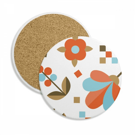 

Pixel Flower Flower Paint Coaster Cup Mug Tabletop Protection Absorbent Stone