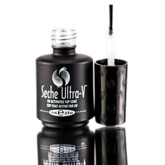 Esmalte de uñas Seche Nail Polish Top Coat Ultra-V activado por UV 15 ml