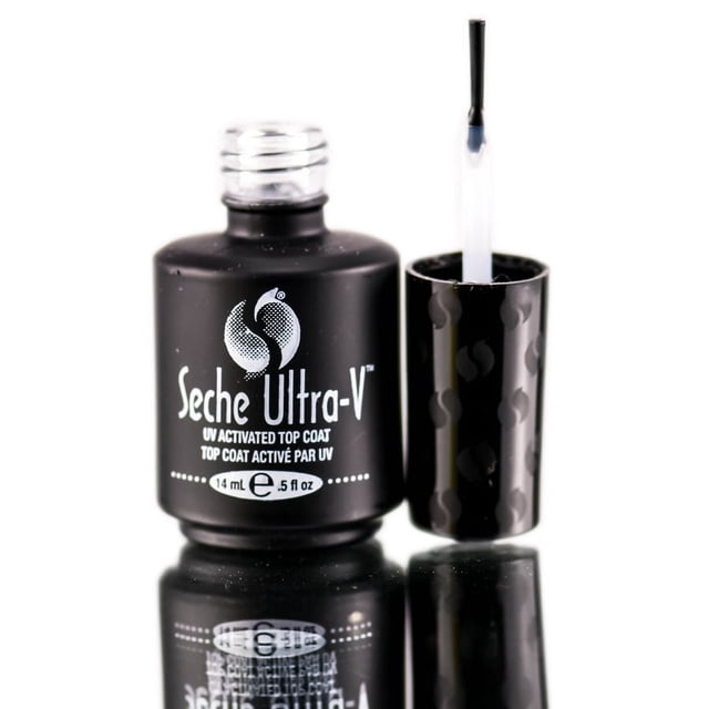 Esmalte de uñas Seche Nail Polish Top Coat Ultra-V activado por UV 15 ml