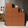 thumbnail image 5 of Pemberly Row 3 Shelf 3 Door Bookcase in Cherry, 5 of 5