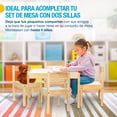 thumbnail image 4 of Sillas PARA Niños de Madera Shimy PARA Mesita Montessori 2 Piezas, 4 of 7