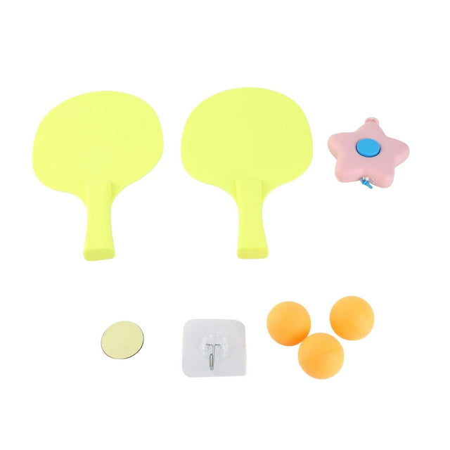 Entrenador de pelota colgante para tenis de mesa de interior, juguete educativo para interacción entre padres e hijos, color rosa