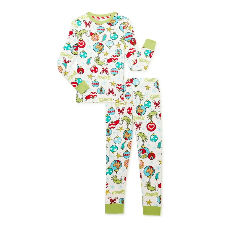 The grinch pajamas online walmart