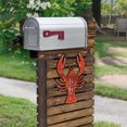 thumbnail image 2 of Lobster Coastal Wooden House Number Sign by G. DeBrekht | Coastal Sea-Life D�cor - MA985382, 2 of 7