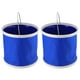 thumbnail image 5 of Cubo de agua plegable, 2 piezas Azul 9L Cubo plegable portátil plegable Contenedor de agua plegable Materiales ecológicos Jadeshay  A, 5 of 8