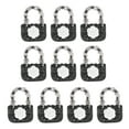 thumbnail image 1 of 10 Uds bolsa en miniatura realista exquisita Mini bolsa de Metal decorativa para casa de muñecas a escala 1/12 1/6 artesanía DIY negro, 1 of 14