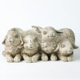 thumbnail image 1 of Stone Finish Bunnies Flower Pot, 1 of 7