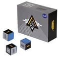 thumbnail image 2 of PREDATOR Crest Pool cue Billiard CHALK - 1 GROSS - 144 chalks - Blue, 2 of 5