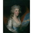 thumbnail image 2 of Gilbert Stuart 15x18 Gold Ornate Wood Frame and Double Matted Museum Art Print Titled - Mrs. Joseph Anthony Jr. (Henrietta Hillegas) (ca. 1795-98), 2 of 4
