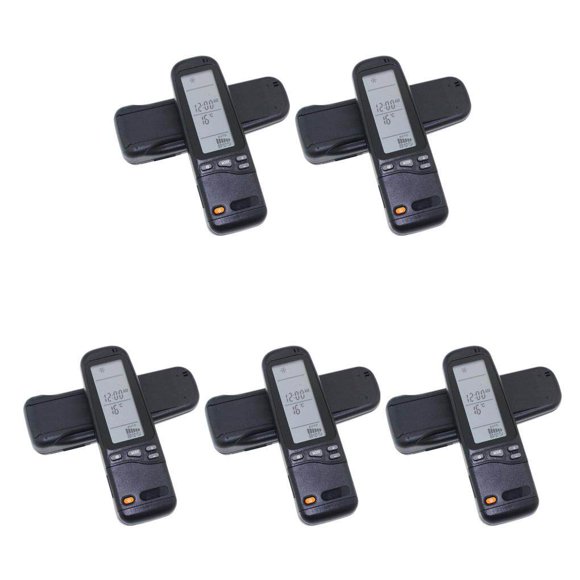 bedienty Air Remote Control Black Air Conditioner Remote Controller Replacement for Airwell Electra RC -3 RC -4 RC -7 WMZ 12ST as picture shown 13 * 4.2 * 2.2cm 5Set