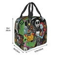 thumbnail image 3 of Nightmare Before Christmas Lunch Bag/Lunch Box/Double Sided Pattern Design Lunch Tote Bag/Picnic Bag Insulation Refrigerated Travel Storage Bag, 3 of 3