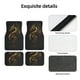 thumbnail image 4 of Balery Golden Dragon Tattoo Art Juego de 4 Alfombrillas para Auto, Revestimientos de Caucho Resistente, Diseño Antideslizante, 4 of 7