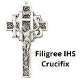 thumbnail image 5 of Filigree IHS Crucifix (JC-851-E), 5 of 7