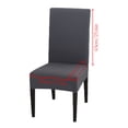 thumbnail image 4 of 2 Pack Chair Covers for Dining Room, One-piece chair cover Removable Washable or Restaurant Hotel Ceremony, 4 of 4