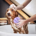 thumbnail image 6 of Dual-Use Silicone Pet Grooming Brush for Bath & Shedding Control - Gentle Massage Brush for Dogs and Cats During Washing, Scrubbing, and Deshedding at Home, 6 of 6