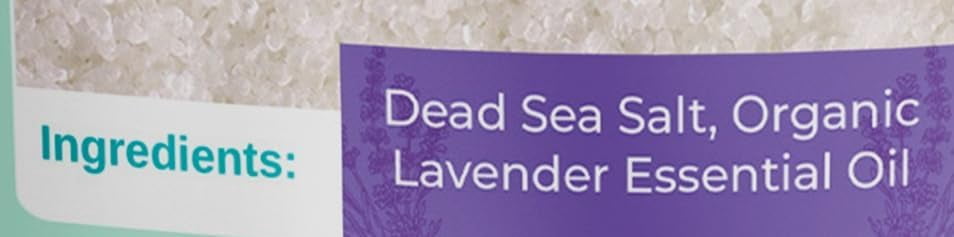 Natural Elephant Dead Sea Salt with Lavender Essential Oil 10lbs