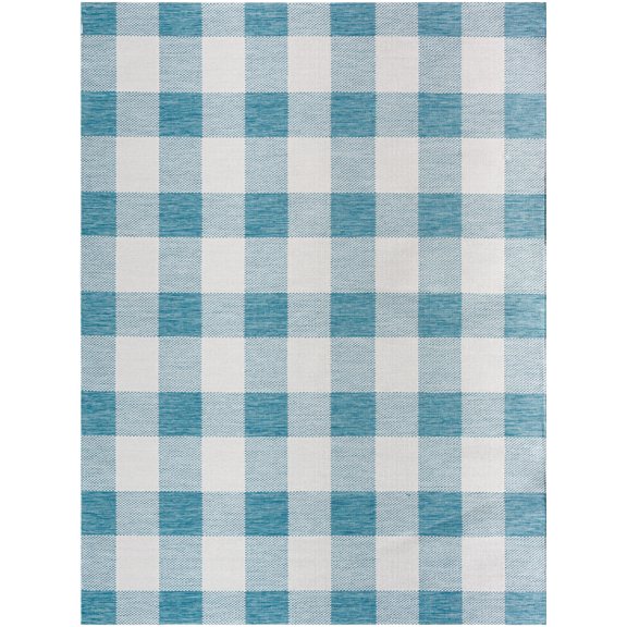 Artistic Weavers Barbados Outdoor Area Rug, 7'10" x 10', Blue