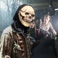 thumbnail image 2 of Máscara de Halloween HUOGUO Terror, disfraz de cosplay aterrador, talla adulto, 2 of 5
