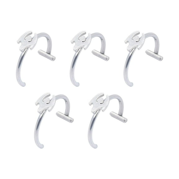 Imitation Lip Rings Without Piercing Clip On Lip Jewelry Comfortable Stainless Steel for Nightclub Party Supplies