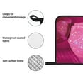 thumbnail image 4 of Cauagu Sparkling Pink Toilet Print Oven Mitts and Pot Holders 4 pcs Set,Extra Thicken Long Kitchen Oven Glove Potholders BBQ Gloves-Oven Mitts and Pot Holders(11 Inch), 4 of 6