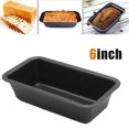 thumbnail image 4 of Bread  Loaf Pan Rectangle  Bread  6inch Loaf Pan Rectangle  Bread  Cake Box Carbon Steel Pastry Baking Tool, 4 of 8
