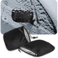 thumbnail image 1 of 1 Pair Side Mirror Snow Cover, Oxford Fabric Side Mirror Cover, for Car Rear View Mirror, Black, 1 of 5