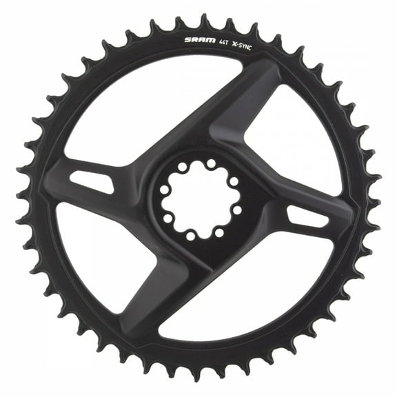 SRAM X-Sync Road Chainring 44t Direct Mount 12-Speed Aluminum Black For Rival