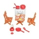 thumbnail image 2 of Juguetes de piscina, juguetes para bebés, juguetes para niños pequeños, mini casa de juegos, escena familiar con juego de horno de picnic al aire libre para niños y niñas, regalos de cumpleaños festiv, 2 of 6
