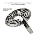 thumbnail image 4 of YAHHU IQ Teaser Unlock Toy Adult Intelligent Puzzle Maze Lock Buckle Educational Toy Zinc Alloy Brain Teaser Game For Adults Relief Pressure Exercise Patience Portable Pocket Size [cite: 10], 4 of 9