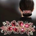 thumbnail image 6 of BYXAS 2pcs Butterfly Metal Hair Clips - Large Claw Clips for Strong Hold, Nonslip Hair Accessories for Spring/Summer Styling and Decoration(Blue+Red), 6 of 6