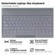thumbnail image 3 of Funda con teclado Nillkin para iPad Air de 33 cm, iPad Pro de 33 cm, gris, 3 of 8