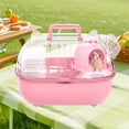thumbnail image 5 of WEIOUKC Hamster Carrier Transparent Cover Outing Cage,Small Animal Cage,for Rabbits Rodents Transport Short Trip Car Outing Picnic, 5 of 5