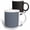 Multicolor, variant on 3drose, Color Slate Grey, 11oz Two-tone Green Mug