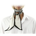 thumbnail image 3 of Unique Bargains 1 Pc Scarf Headband Stripes Neck Scarf for Women Black, 3 of 5