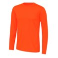 thumbnail image 3 of Just Cool - Camiseta deportiva transpirable tecnología Neoteric™ de manga larga para hombre - Running/Gym/Deporte (Naranja eléctrico), 3 of 3