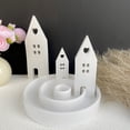 thumbnail image 4 of Tnobhg Heart House Silicone Mold Soap Candle Casting Mould Baking Cholate Cookie Mold DIY Craft Home Decoration, 4 of 7
