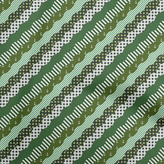 oneOone Cotton Flex Olive Green Fabric Patchwork Sewing Material Print Fabric By The Yard 40 Inch Wide