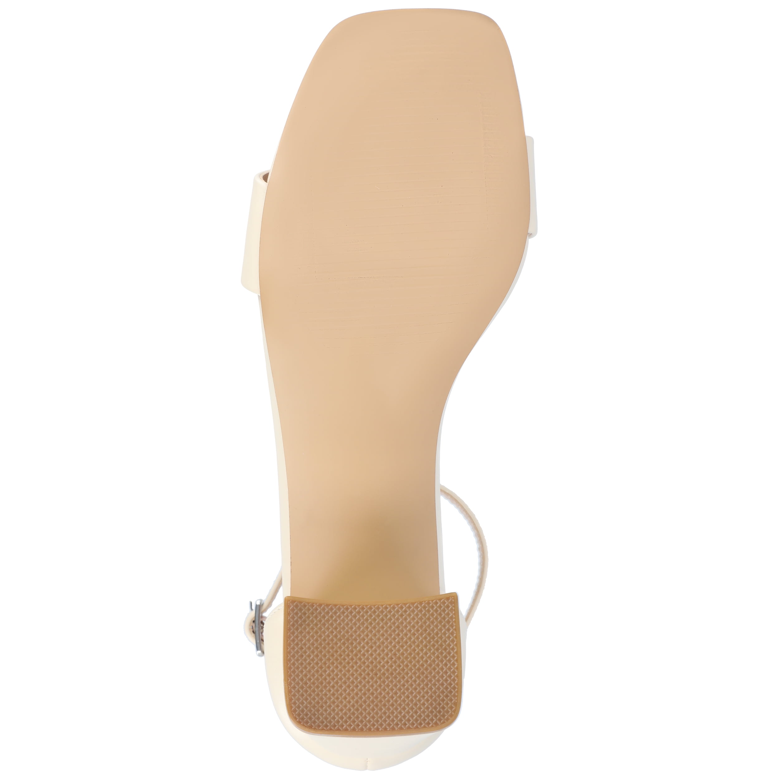 Journee Women's Valenncia SuperNatural Shades Narrow Width Open Square Toe Ankle Strap Sandals