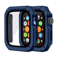thumbnail image 1 of YSTINNG 2 Pack Rugged Case for Apple Watch Series 7/8 with Tempered Glass Screen Protector, Hard TPU Protective Case Shockproof Bumper A311-001, 1 of 6
