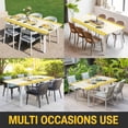 thumbnail image 5 of Bee Truck Table Cloths for 4 Foot Rectangle Tables, Yellow Honey Daisy Floral Patterned Plaid Patio Waterproof Elastic Fitted Tablecloths, Washable Rectangular Table Cover for Camping, 5 of 8