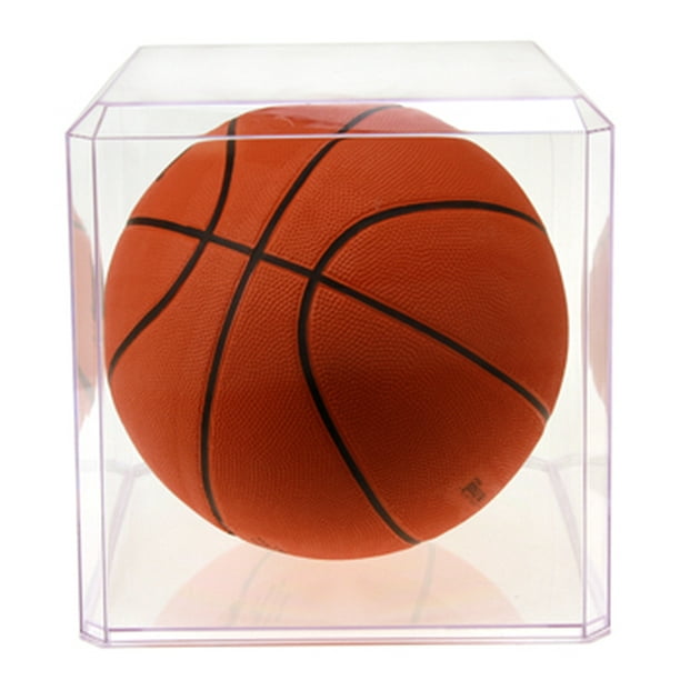 Pioneer Plastics Clear Acrylic Basketball Display Cases, 9.75" x 9.75