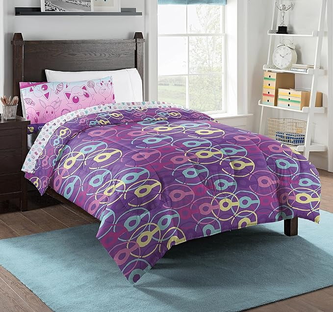 Pokemon Light And Sweet Twin Bed in a Bag Bedding Set
