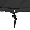 thumbnail image 5 of Shine Company Weatherproof Outdoor Rocking Chair Cover 100% Woven Polyester Elastic Cord With Toggle Black, 5 of 5