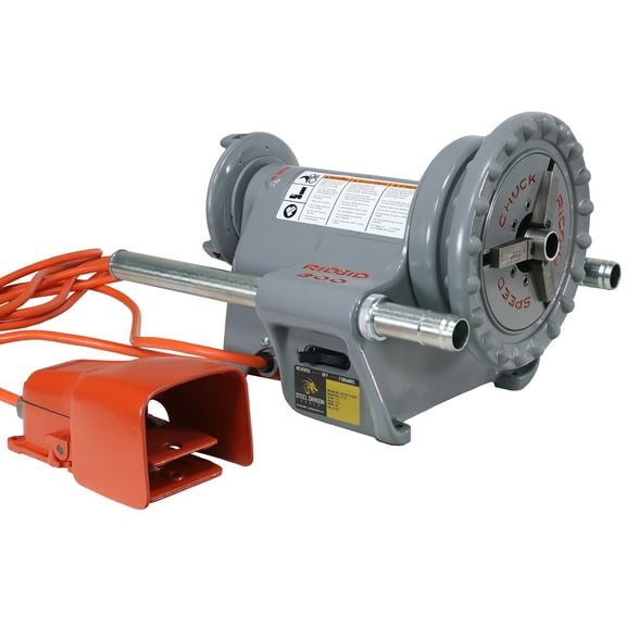 RIDGID 300 Power Drive 41855 Threading Machine with Foot Pedal (Reconditioned)