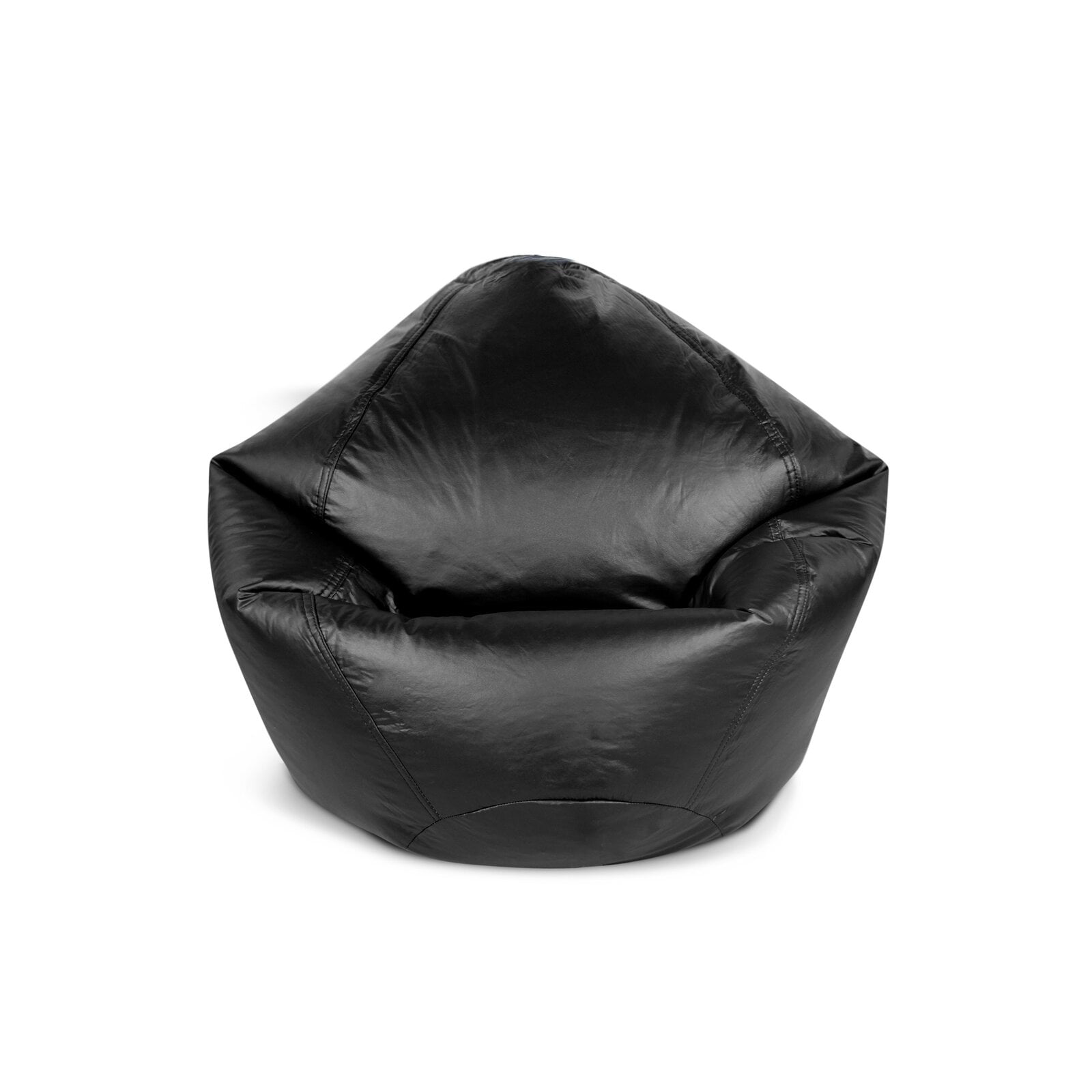 Standard Faux Leather Bean Bag Chair & Lounger, Removable Cover No