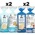 thumbnail image 3 of Quaker Large Rice Cakes, ESF27 Gluten Free, Lightly Salted + Salt Free Variety Pack, 4.47 Ounce (Pack of 6), 3 of 4