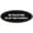 Black, variant on Signs ByLITA Oval No Soliciting Do Not Ring Doorbell Sign - Laser-Engraved Lettering | Durable ABS Plastic | Vibrant Colors | Powerful Foam Tape (Lt Gray) - Small