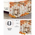 thumbnail image 3 of Pet Cat in Swing Bed Skirt Queen Size 16 Inch Drop, Thanksgiving Pumpkin Maple Leaves Retro Wrap Around Dust Ruffle Bedskirts, Wrinkle & Fade Resistant Easy Fit Bedskirt with Adjustable Elastic, 3 of 8
