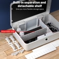 thumbnail image 6 of AICase Biometric Fingerprint Lock Safe Box Storage Box Home Security Cash Cards, 6 of 9