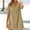 B181 Khaki womens summer dresses clearance under $5, variant on Cagogo Women's Summer Casual 2025 Short Mini Flowy Tshirt Sun Dress Short Sleeve Cotton Linen Aline Tunic Homecoming Dresses Button Down V Neck Sexy Black Dresses Clothes